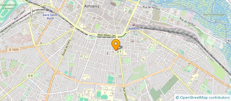 localisation de l'entreprise MADAME MARIE SZLAMOWICZ  AMIENS