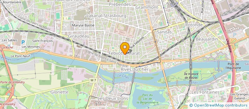 localisation de l'entreprise MADAME MARIE TA LOU BOUE  TOURS
