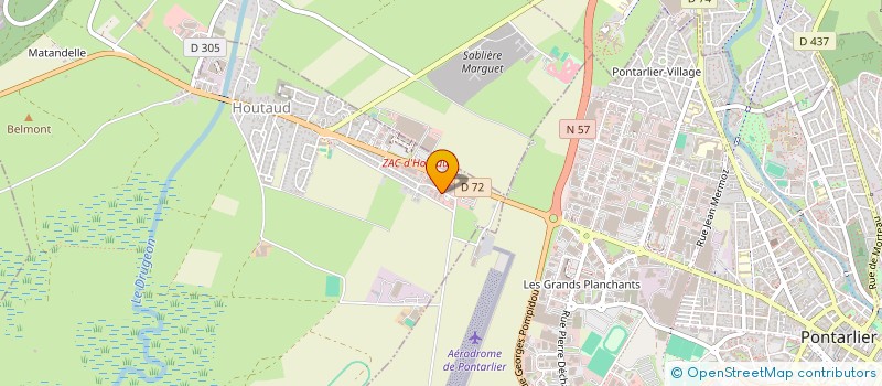 localisation de l'entreprise MADAME MARIE TABALLET  HOUTAUD