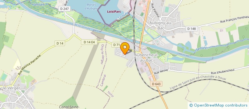 localisation de l'entreprise MADAME MARIE TABARY  AUBENCHEUL-AU-BAC