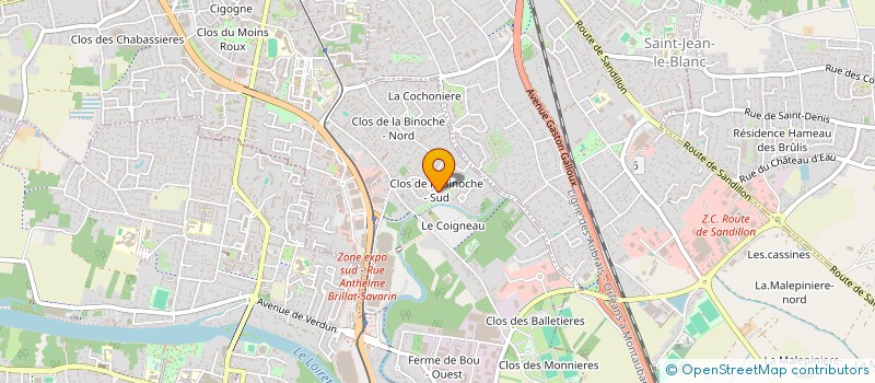 localisation de l'entreprise MADAME MARIE TABLEAU à ORLEANS