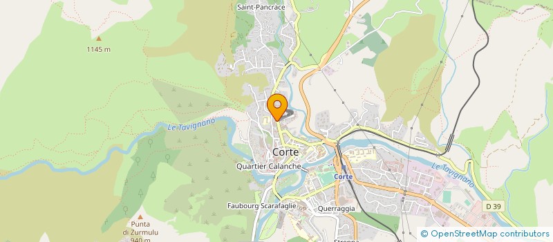 localisation de l'entreprise MADAME MARIE TADDEI à CORTE