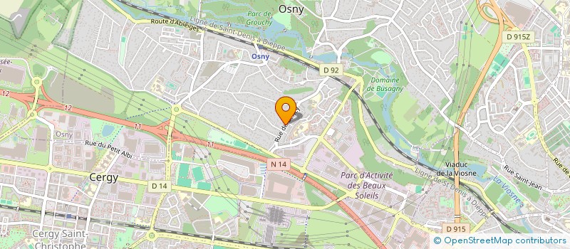 localisation de l'entreprise MADAME MARIE TAFFET  OSNY