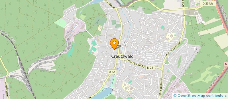 localisation de l'entreprise MADAME MARIE TAFFNER  CREUTZWALD