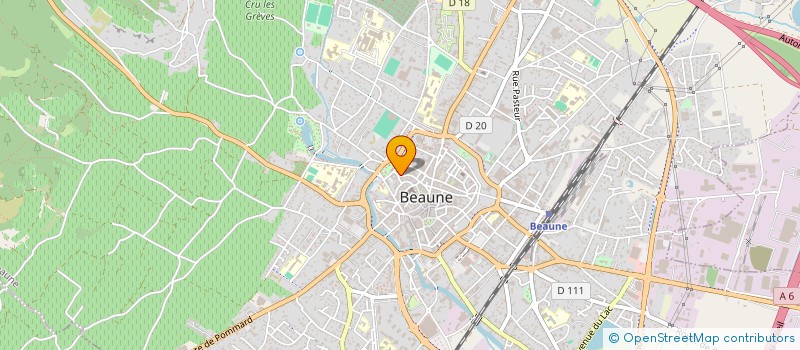 localisation de l'entreprise MADAME MARIE TAILLEFER à BEAUNE