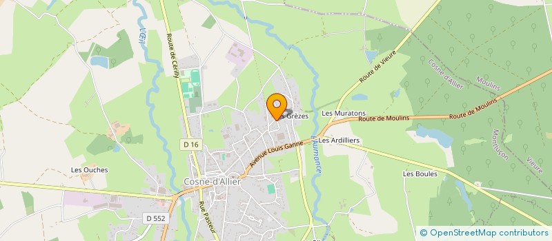 localisation de l'entreprise MADAME MARIE TALLOT à COSNE-D'ALLIER