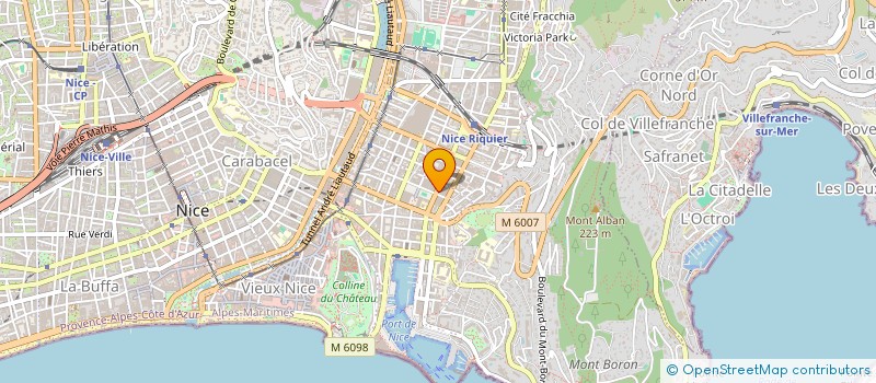 localisation de l'entreprise MADAME MARIE TAMAGNINI à NICE