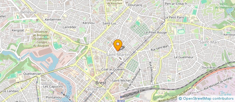 localisation de l'entreprise MADAME MARIE TANGUY à BREST