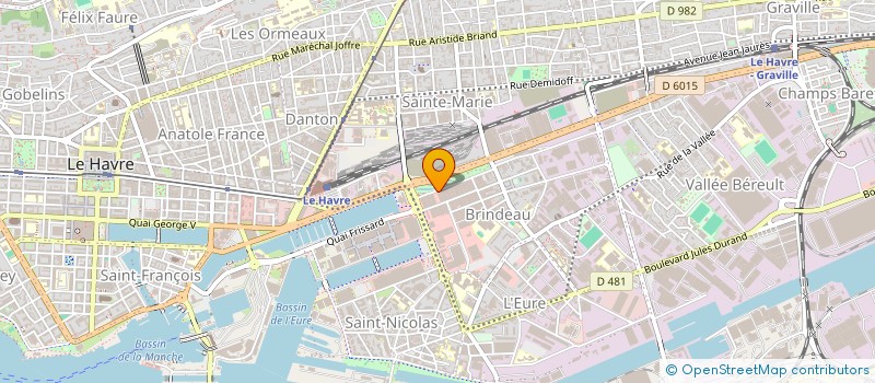 localisation de l'entreprise MADAME MARIE TANGUY à LE HAVRE