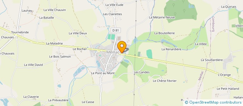 localisation de l'entreprise MADAME MARIE TANGUY à MEILLAC