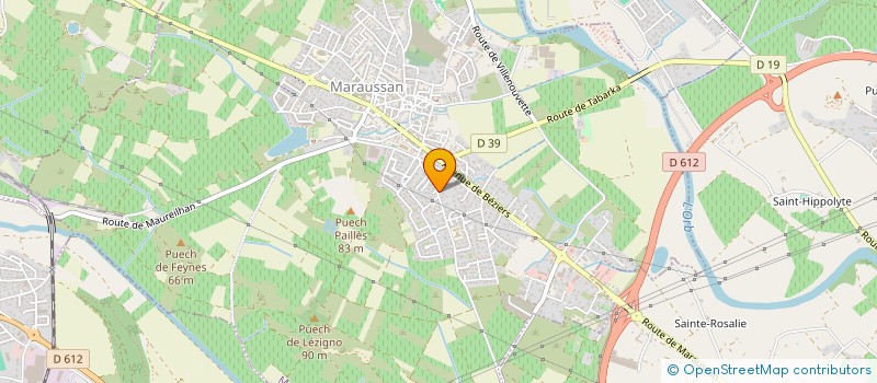 localisation de l'entreprise MADAME MARIE TARBOURIECH  MARAUSSAN