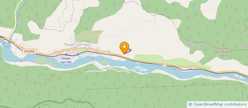 localisation de l'entreprise MADAME MARIE TARDIEUX  TOUET-SUR-VAR