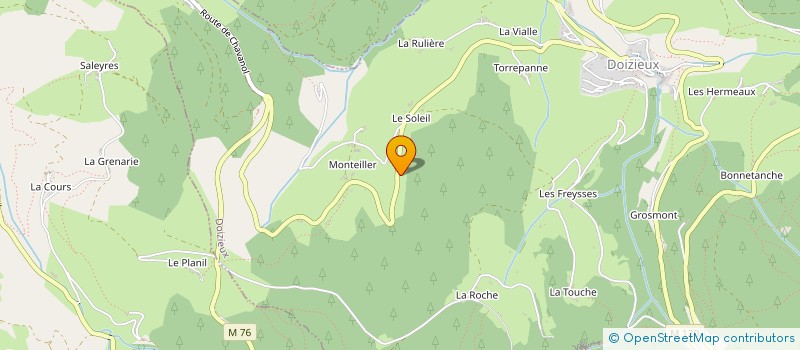 localisation de l'entreprise MADAME MARIE TARDY  DOIZIEUX