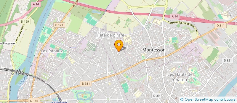 localisation de l'entreprise MADAME MARIE TARDY  CHATOU