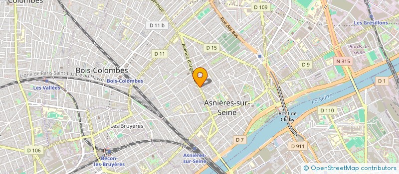 localisation de l'entreprise MADAME MARIE TARRIDE  ASNIERES-SUR-SEINE