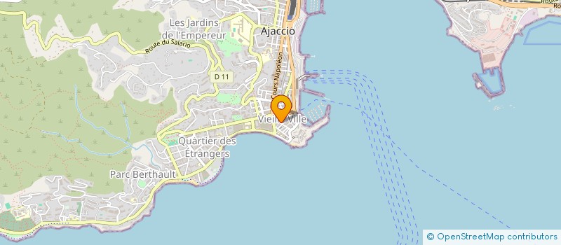 localisation de l'entreprise MADAME MARIE TASSO à AJACCIO