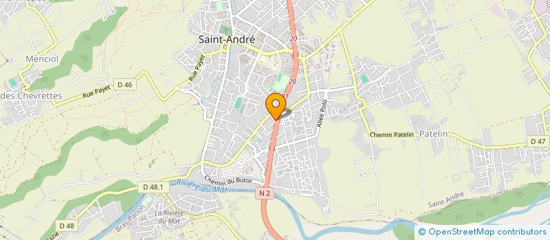 localisation de l'entreprise MADAME MARIE TATIANA INCADOU  SAINT-ANDRE