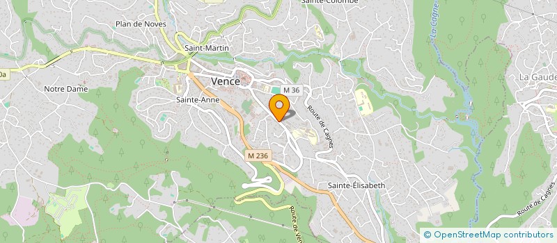 localisation de l'entreprise MADAME MARIE TATINCLOUX à VENCE