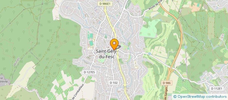 localisation de l'entreprise MADAME MARIE TATON  SAINT-GELY-DU-FESC