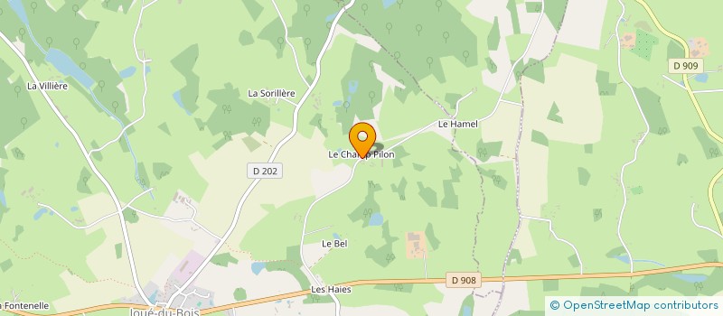 localisation de l'entreprise MADAME MARIE TAUPIN à JOUE DU BOIS