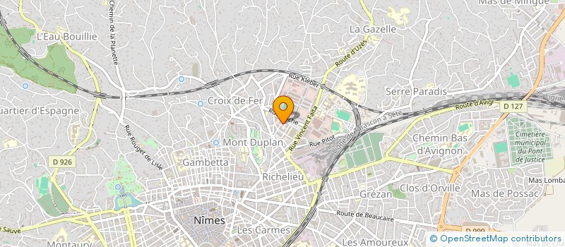 localisation de l'entreprise MADAME MARIE TCHAPE  NIMES