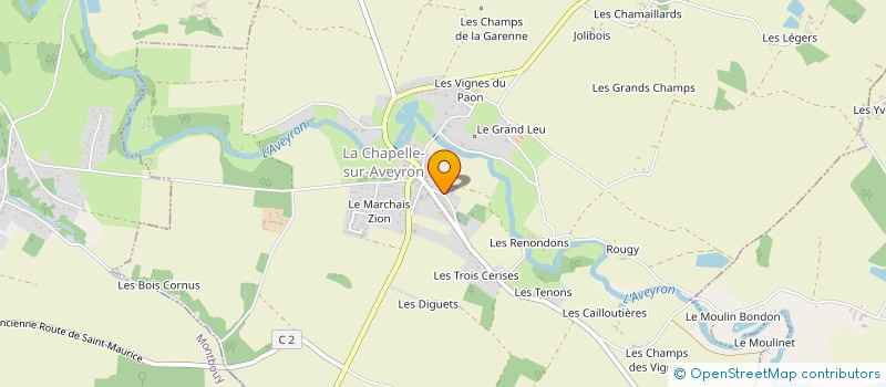 localisation de l'entreprise MADAME MARIE TCHUENDEM  LA CHAPELLE-SUR-AVEYRON