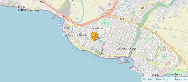 localisation de l'entreprise MADAME MARIE TECHER à SAINT-PIERRE