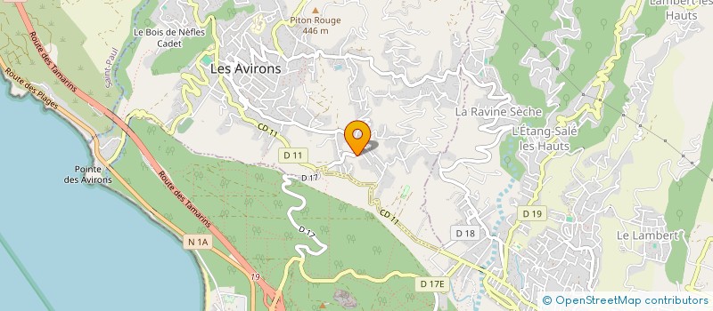 localisation de l'entreprise MADAME MARIE TECHER  LES AVIRONS