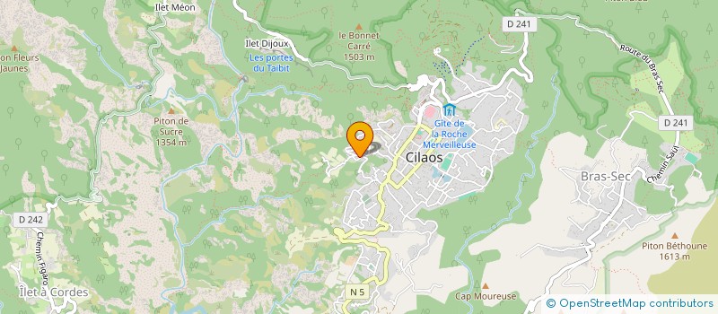localisation de l'entreprise MADAME MARIE TECHER à CILAOS