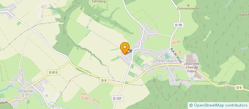 localisation de l'entreprise MADAME MARIE TECHER  PETERSBACH