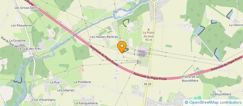 localisation de l'entreprise MADAME MARIE TEILLARD  CHANCEAUX-SUR-CHOISILLE