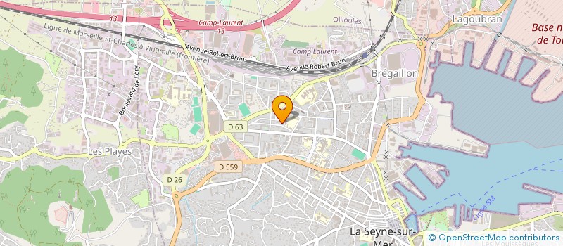 localisation de l'entreprise MADAME MARIE TEISSEIRE à LA SEYNE-SUR-MER