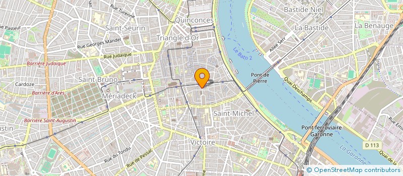 localisation de l'entreprise MADAME MARIE TENEUR  BORDEAUX