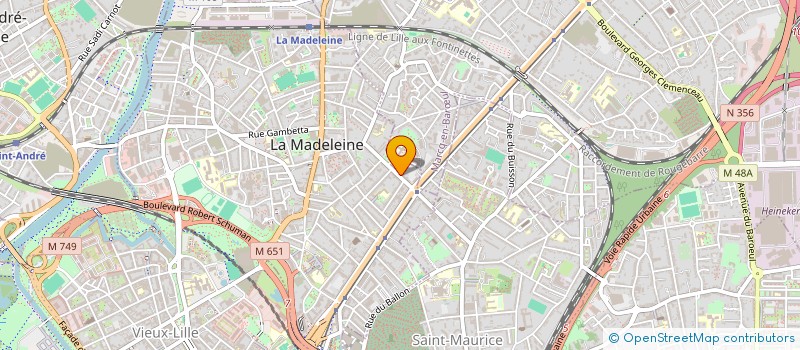 localisation de l'entreprise MADAME MARIE TERKI  LA MADELEINE