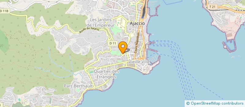 localisation de l'entreprise MADAME MARIE TERRAMORSI à AJACCIO