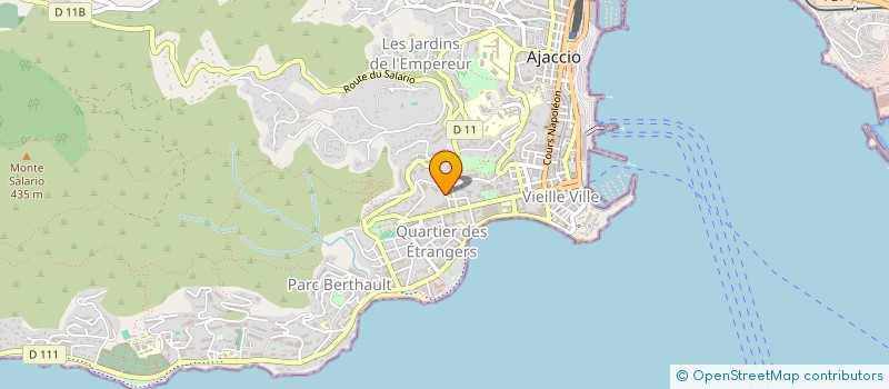 localisation de l'entreprise MADAME MARIE TERRAMORSI à AJACCIO