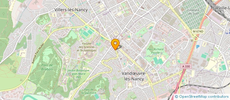 localisation de l'entreprise MADAME MARIE TERVER à VANDŒUVRE-LES-NANCY