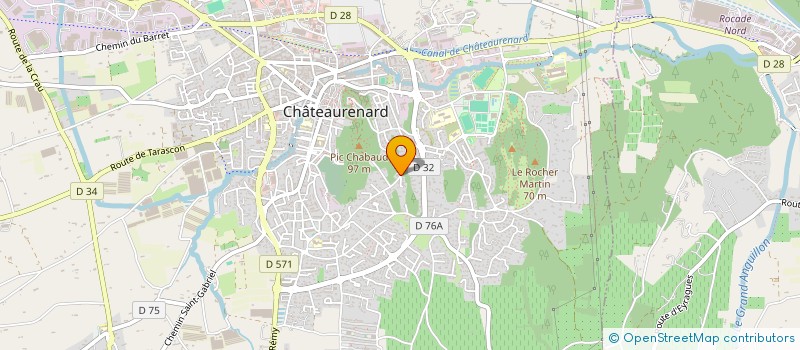 localisation de l'entreprise MADAME MARIE TESIO à CHATEAURENARD