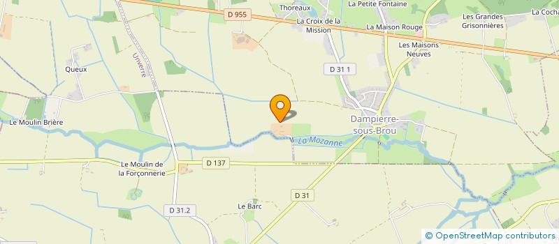 localisation de l'entreprise MADAME MARIE TESSIER à DAMPIERRE-SOUS-BROU