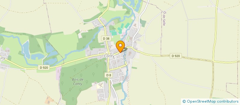 localisation de l'entreprise MADAME MARIE TESTART  CONTY