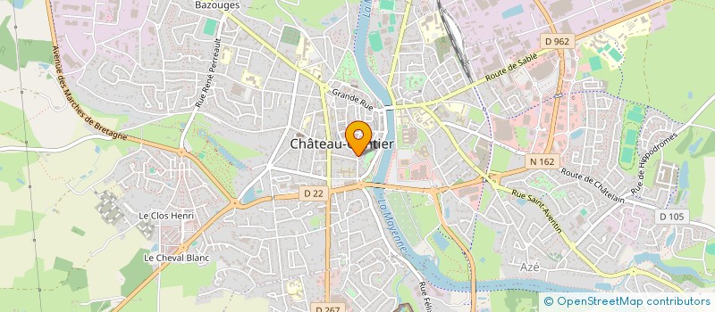 localisation de l'entreprise MADAME MARIE TESTIER  CHATEAU-GONTIER-SUR-MAYENNE