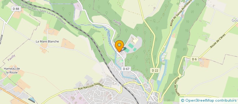 localisation de l'entreprise MADAME MARIE TETREL  PAVILLY