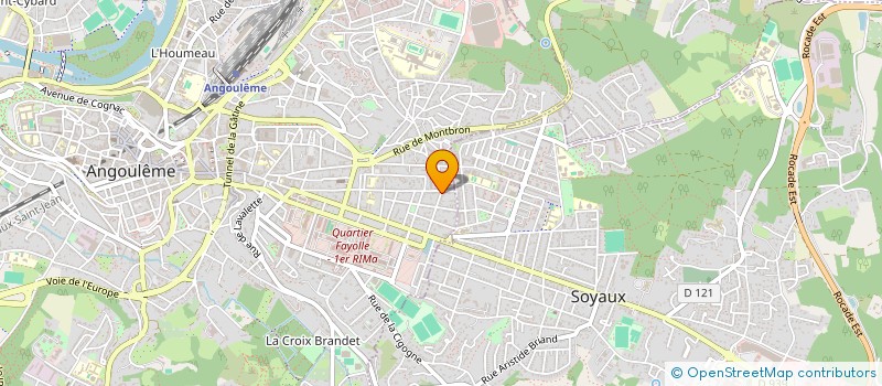 localisation de l'entreprise MADAME MARIE TEXIER à ANGOULEME