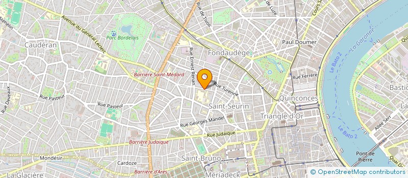 localisation de l'entreprise MADAME MARIE TEXIER  BORDEAUX