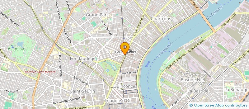 localisation de l'entreprise MADAME MARIE THEILLAUD  BORDEAUX