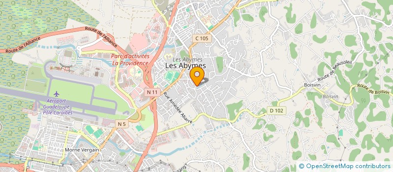 localisation de l'entreprise MADAME MARIE THELOR à LES ABYMES