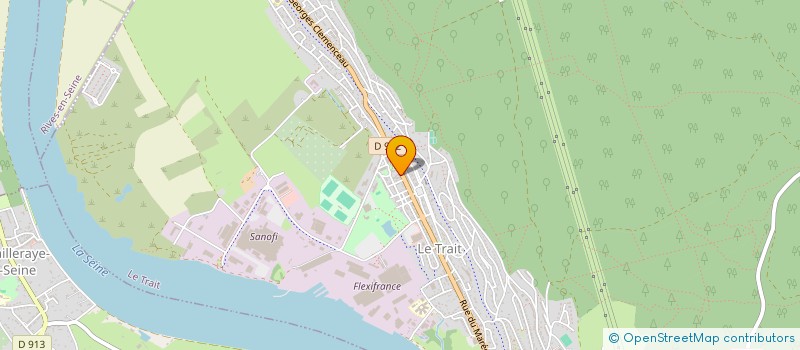 localisation de l'entreprise MADAME MARIE-THERESE ABADIA  LE TRAIT