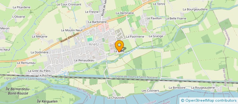 localisation de l'entreprise MADAME MARIE-THERESE ALLEAU  VAIR-SUR-LOIRE