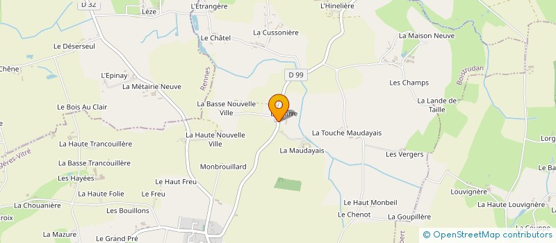 localisation de l'entreprise MADAME MARIE-THERESE AUBIN  BOISTRUDAN