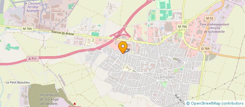 localisation de l'entreprise MADAME MARIE THERESE AUBRY  LEMPDES